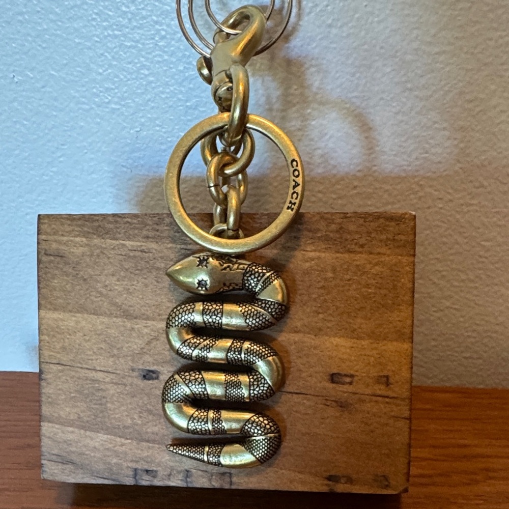 Coach Lunar New Year Snake Bag Charm Key Fob
